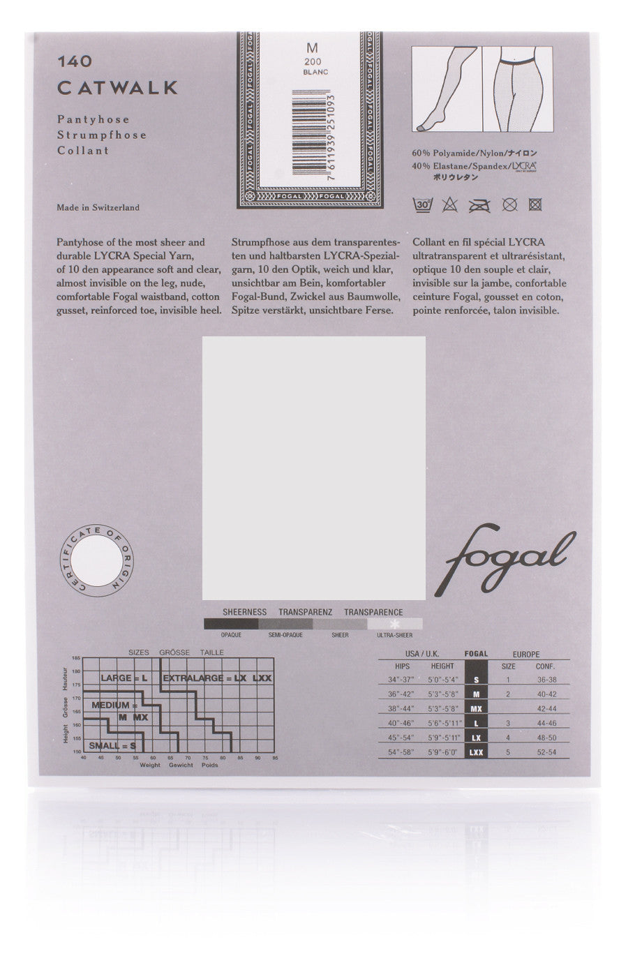 FOGAL 140 CATWALK Μπλε Καλσόν 620 Midnight