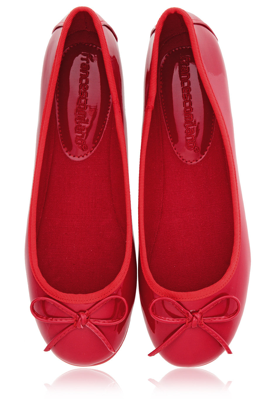 Κόκκινες Λουστρίνι Μπαλαρίνες - Francesco Milano | Γυναικεία Παπούτσια