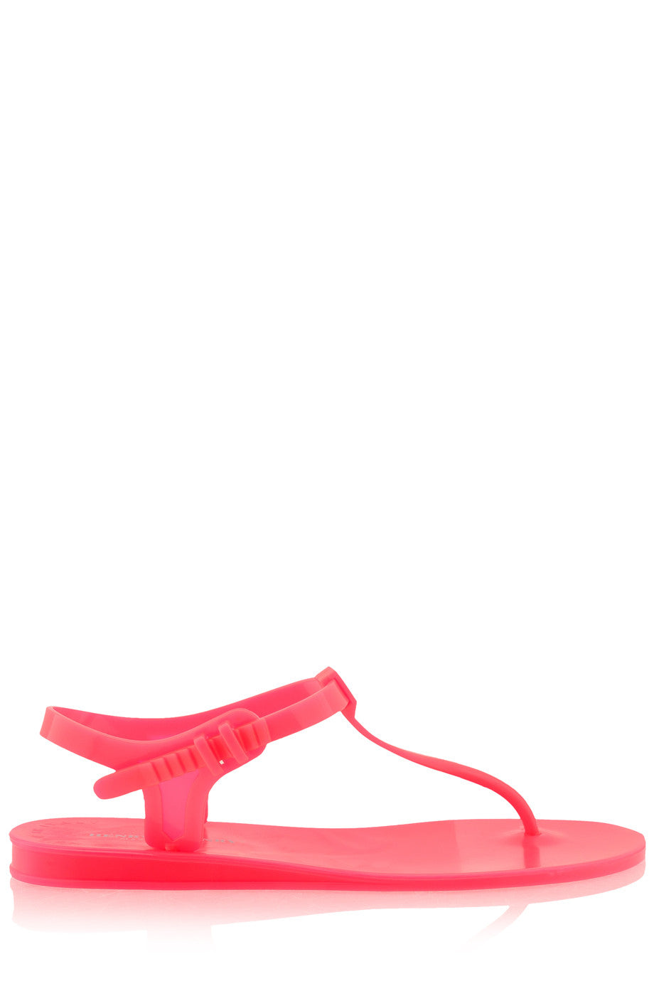 Φούξια Φωσφοριζέ Λαστιχένια Πέδιλα | Γυναικεία Παπούτσια