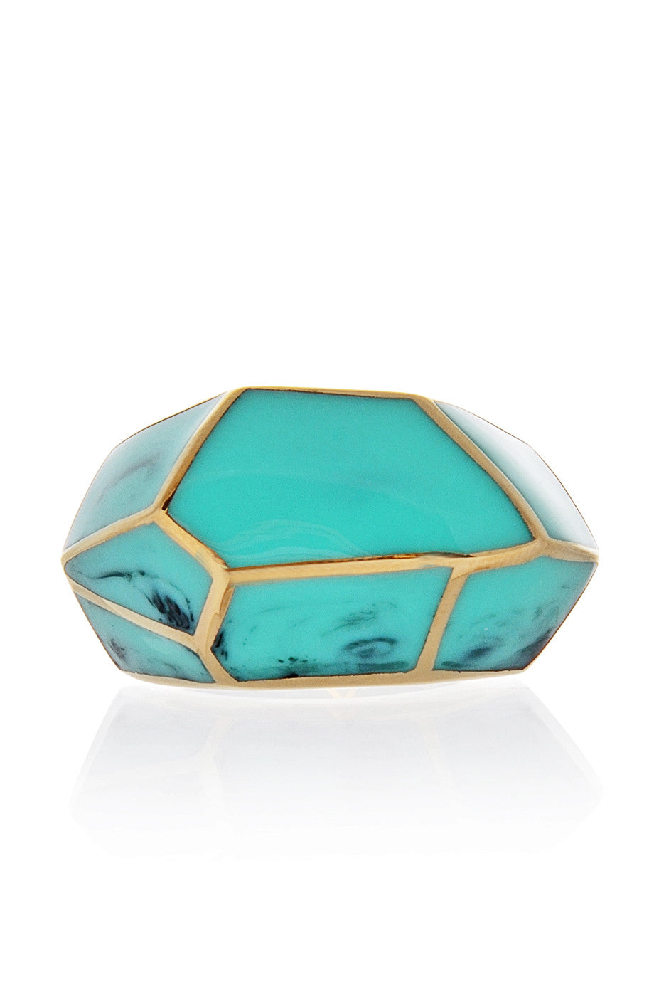 Tιρκουάζ Δαχτυλίδι από Ρητίνη - Isharya | Κοσμήματα