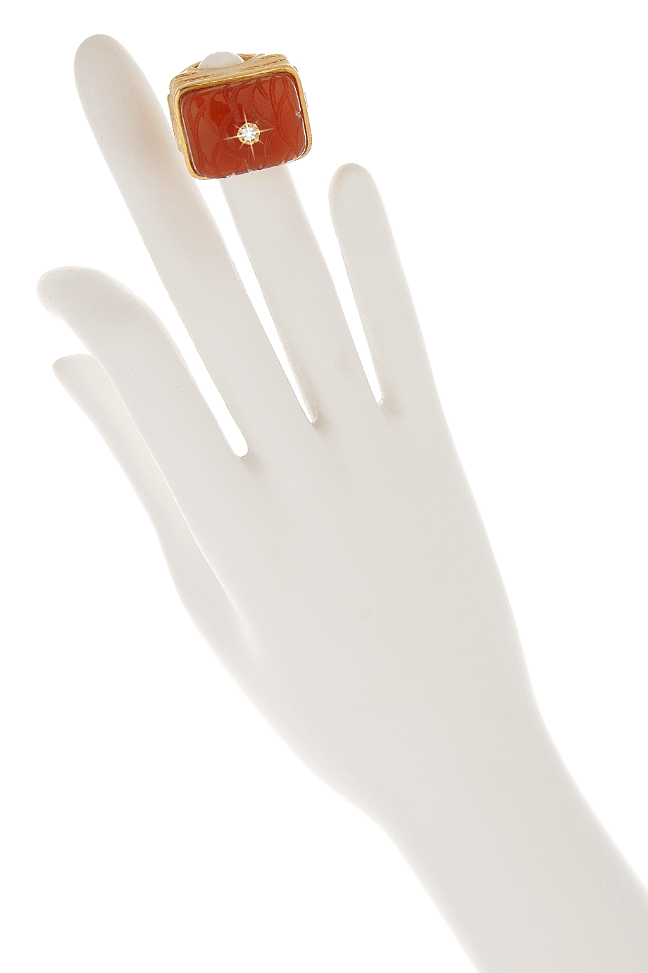 Πορτοκαλί Δαχτυλίδι - Isharya | Κοσμήματα