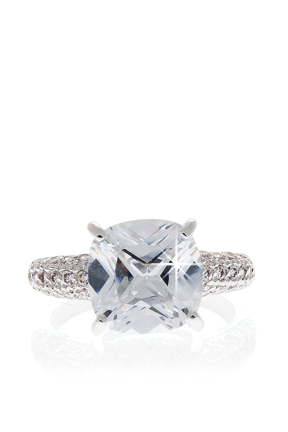 Ασημένιο Δαχτυλίδι με Κρύσταλλα - Kenneth Jay Lane | Κοσμήματα