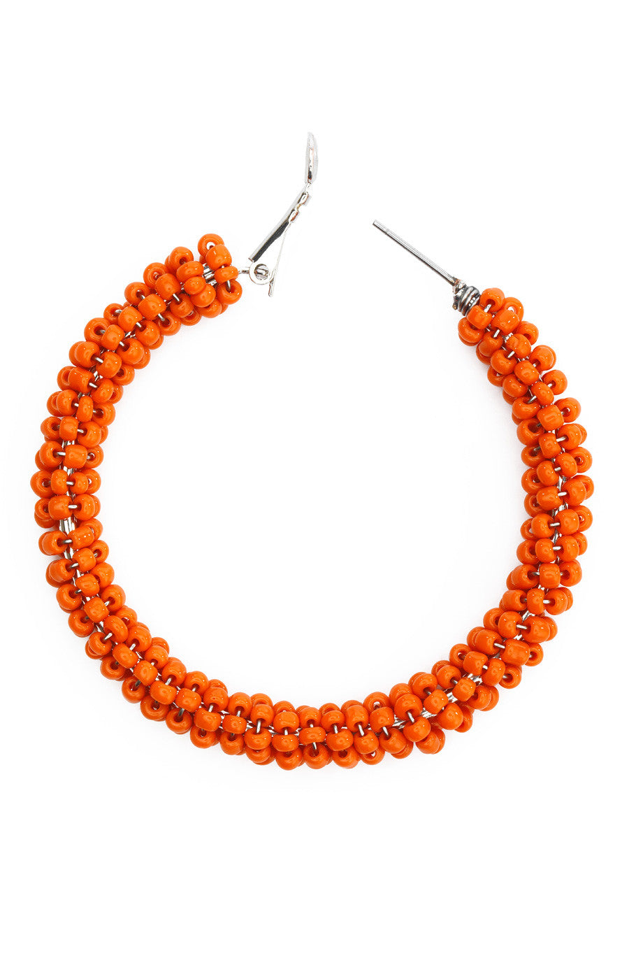 Κοραλλί Σκουλαρίκια Κρίκοι - Kenneth Jay Lane | Κοσμήματα