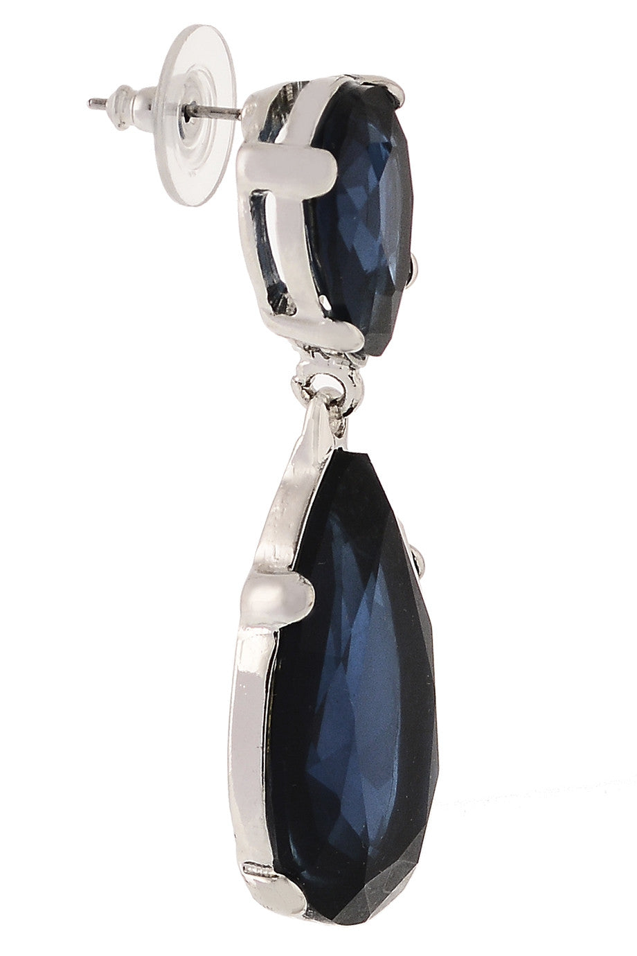 Σκουλαρίκια με Μπλε Κρύσταλλα - Kenneth Jay Lane | Κοσμήματα