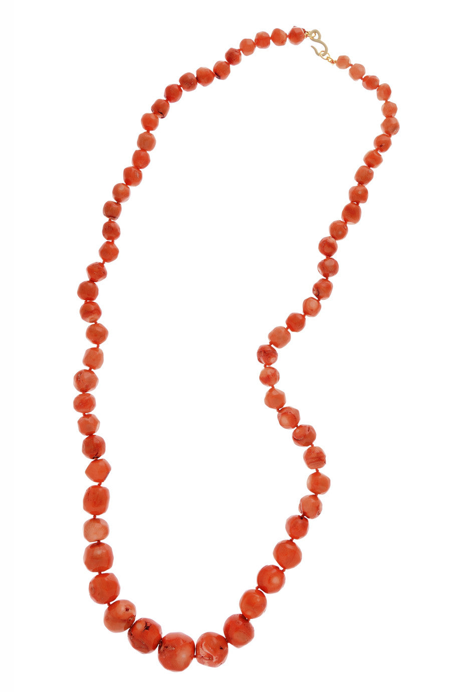 Κοραλλί Μακρύ Κολιέ με Πέτρες - Kenneth Jay Lane | Κοσμήματα