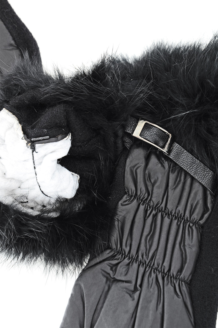 Chalet Μαύρα Γάντια με Γούνα | Γυναικεία Αξεσουάρ - Γάντια