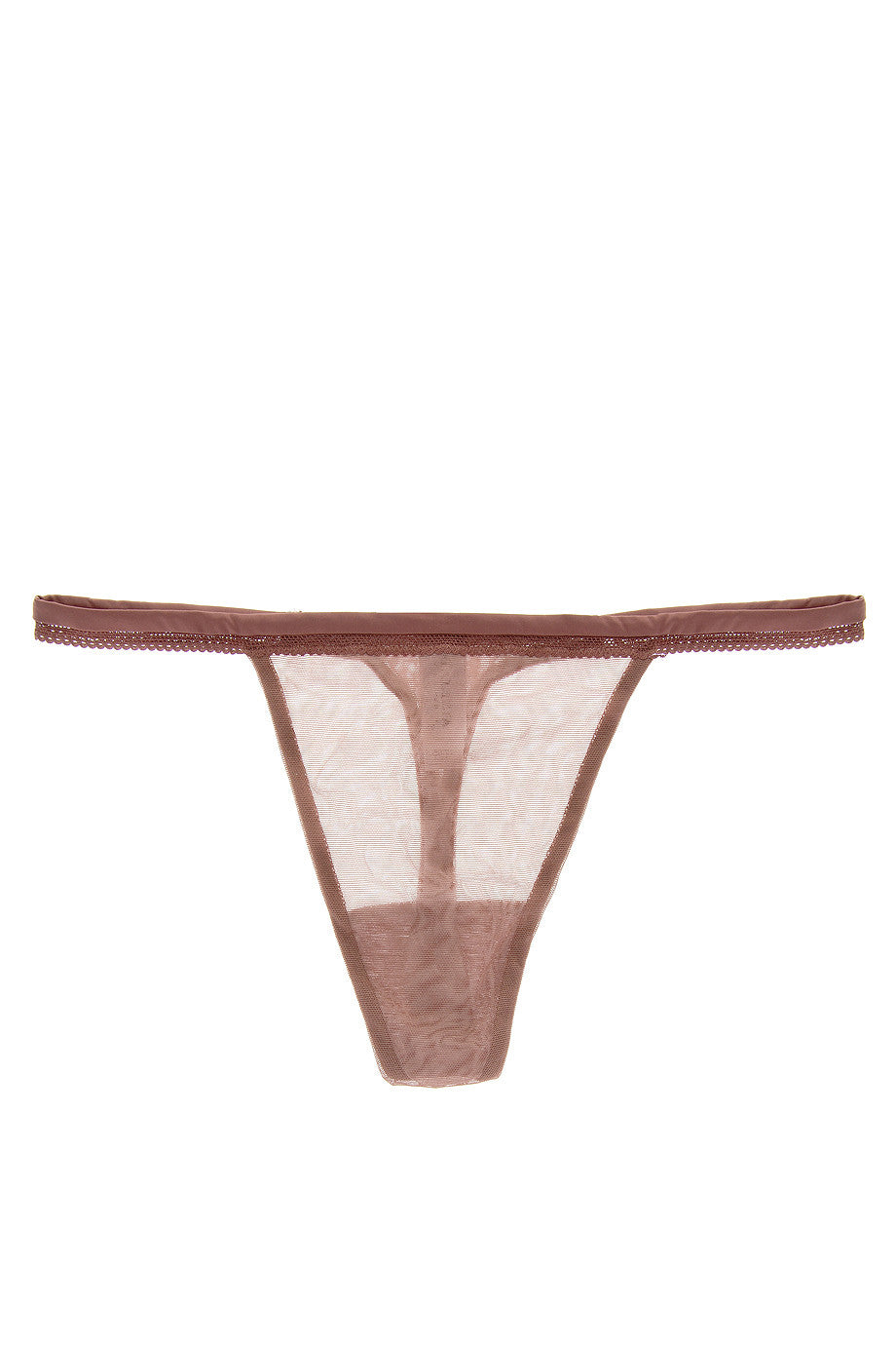 Ροζ Καφέ Διάφανο Στρινγκ - La Perla | Γυναικεία Εσώρουχα