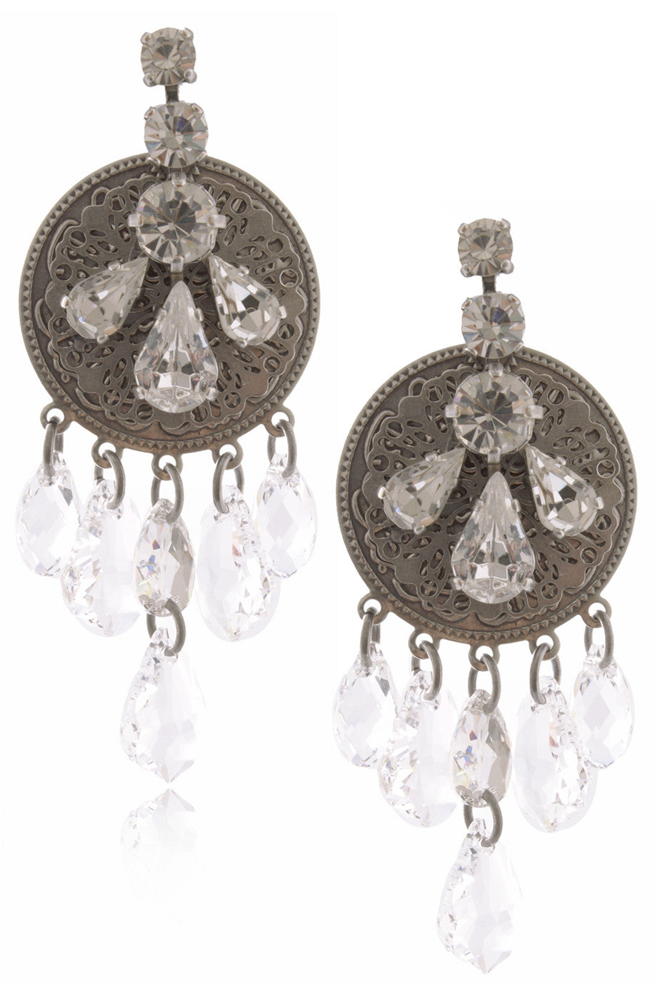 Σκουλαρίκια με Κρύσταλλα - Lk Designs | Κοσμήματα