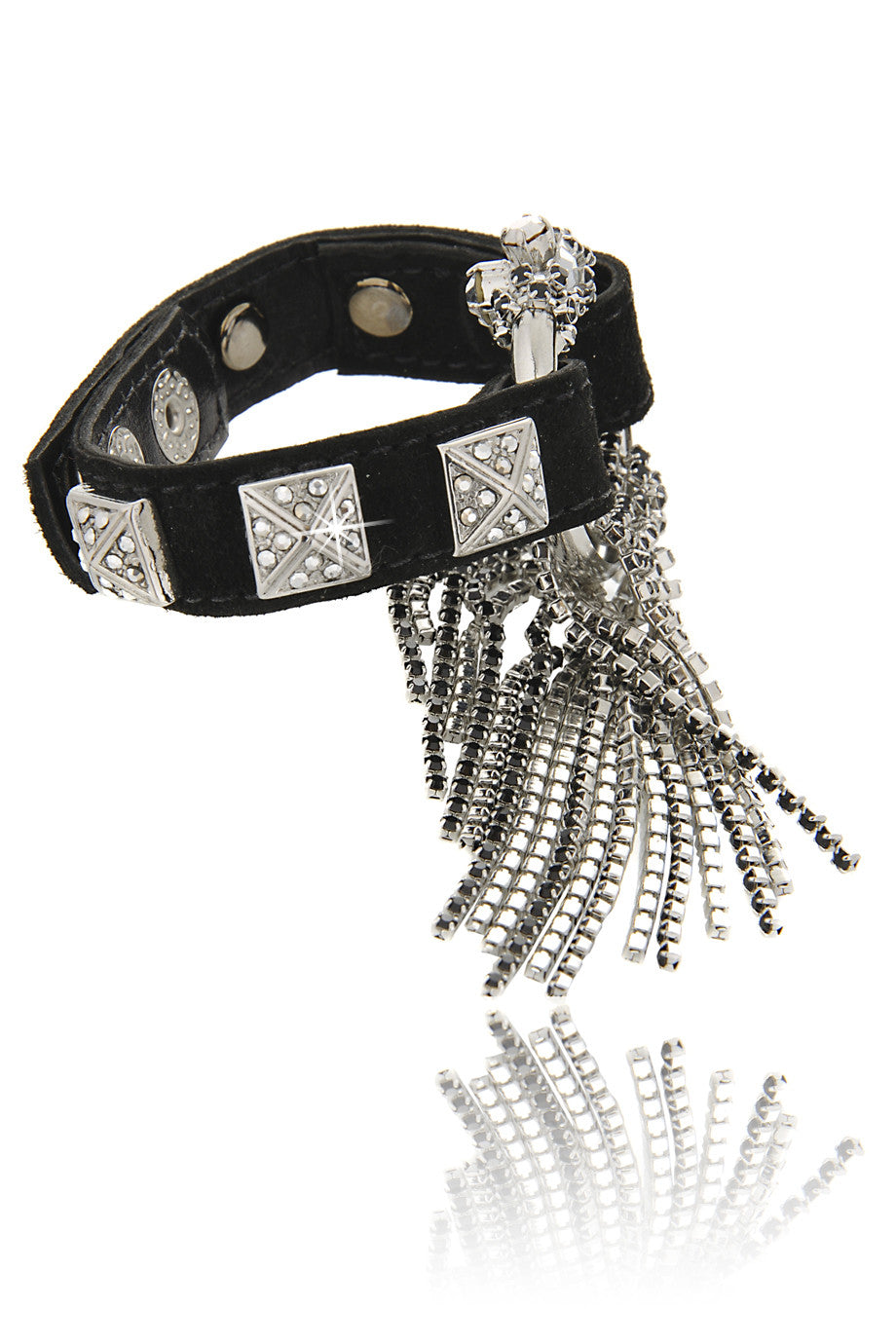 Μαύρο Δερμάτινο Βραχιόλι - lk Designs | Κοσμήματα