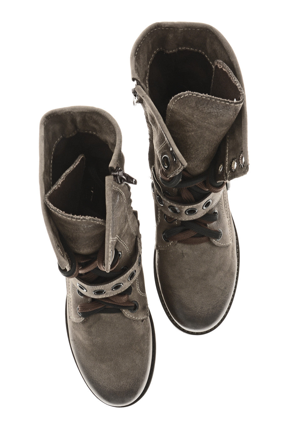 Καφέ Μποτάκια με Τρουκς - Looking | Γυναικεία Παπούτσια