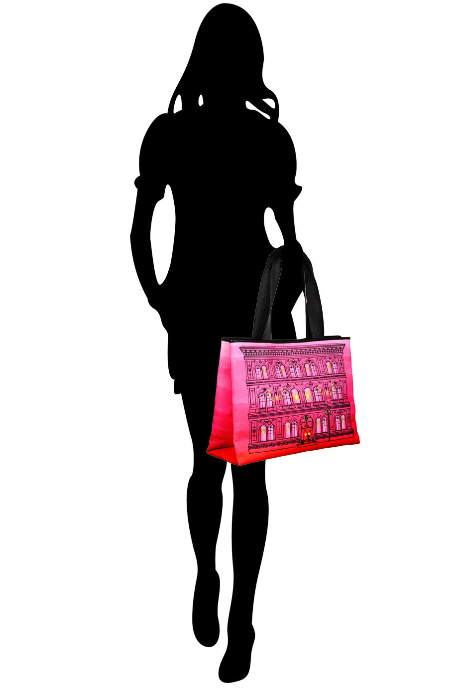 PALAZZO Fuchsia Red Shoulder Bag