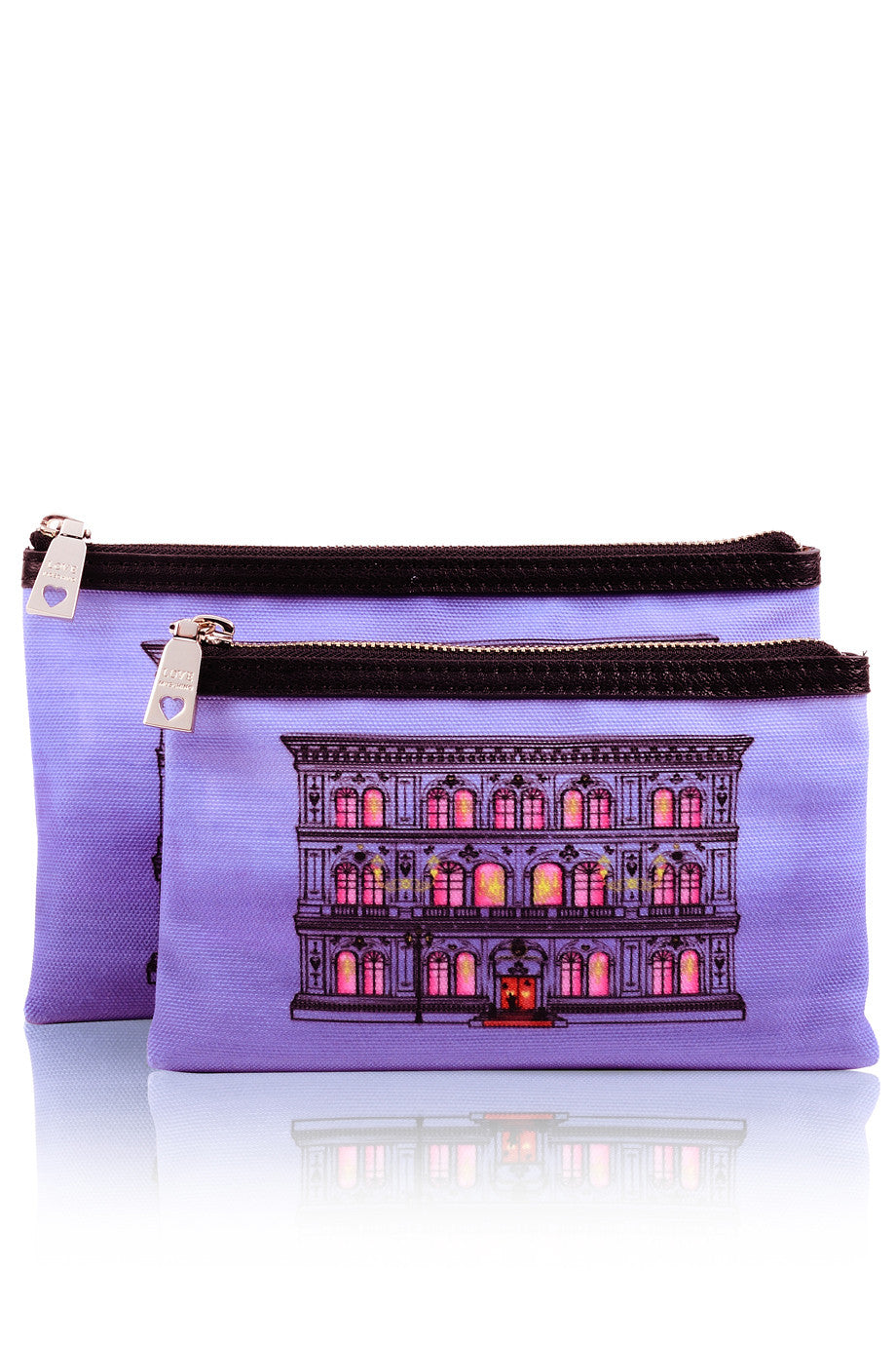 Μοβ Τσαντάκι Καλλυντικών - Love Moschino | Γυναικεία Πορτοφόλια