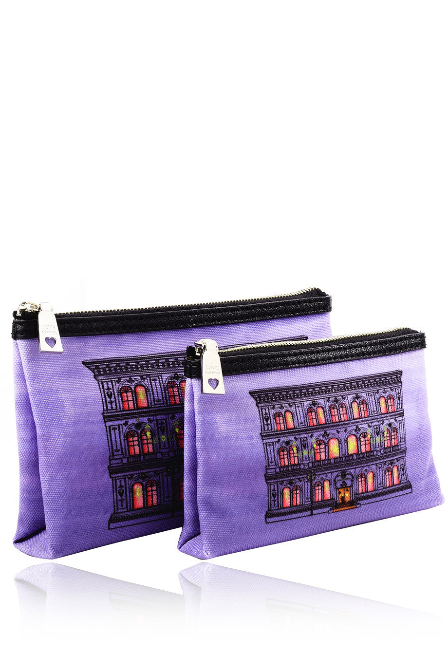 Μοβ Τσαντάκι Καλλυντικών - Love Moschino | Γυναικεία Πορτοφόλια