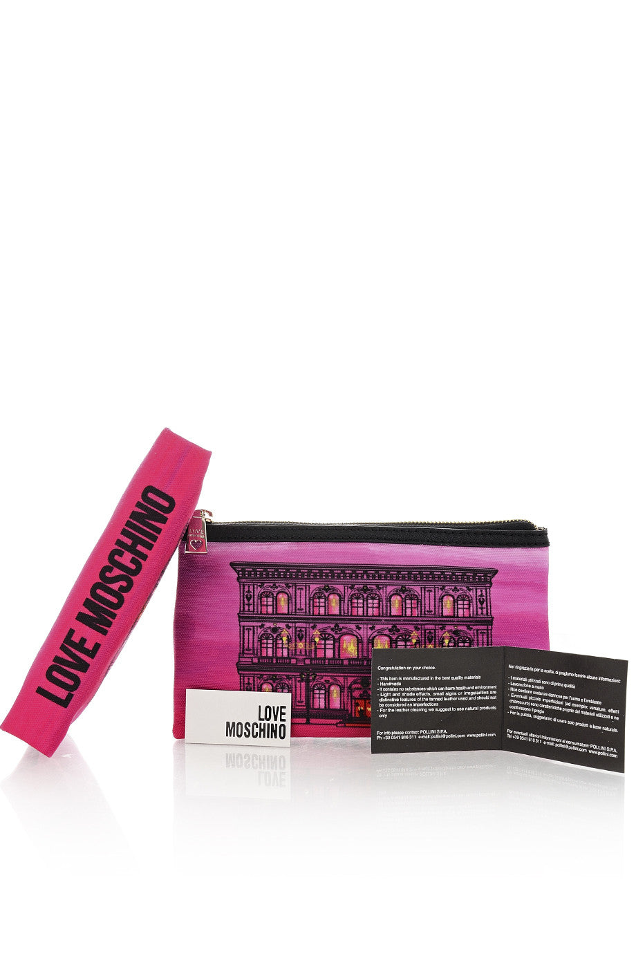 Ροζ Τσαντάκια Καλλυντικών - Love Moschino | Γυναικεία Πορτοφόλια