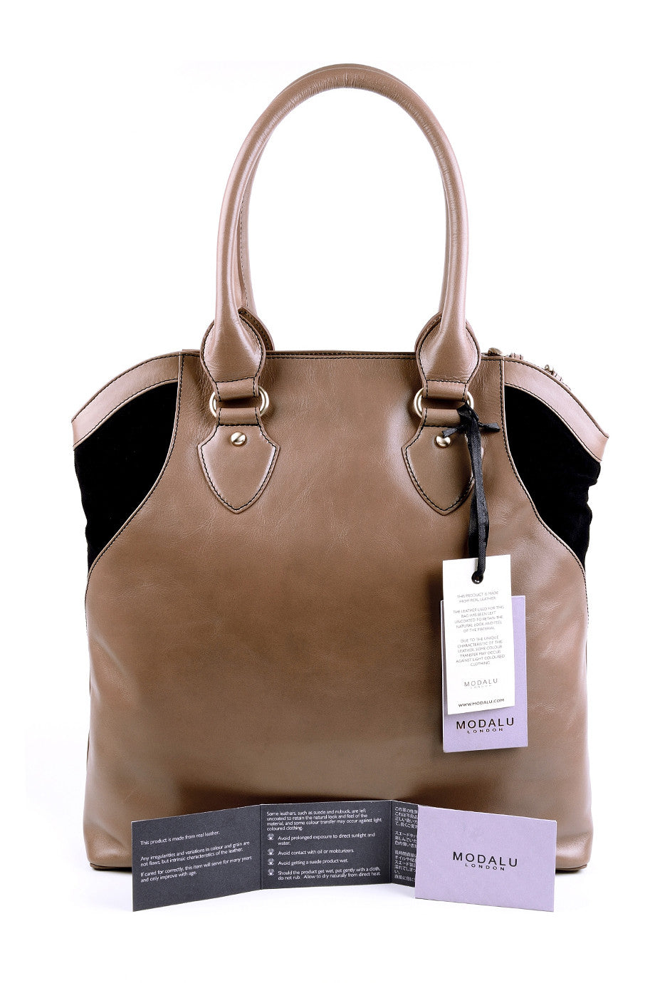 KELIS Large Brown Leather Bag
