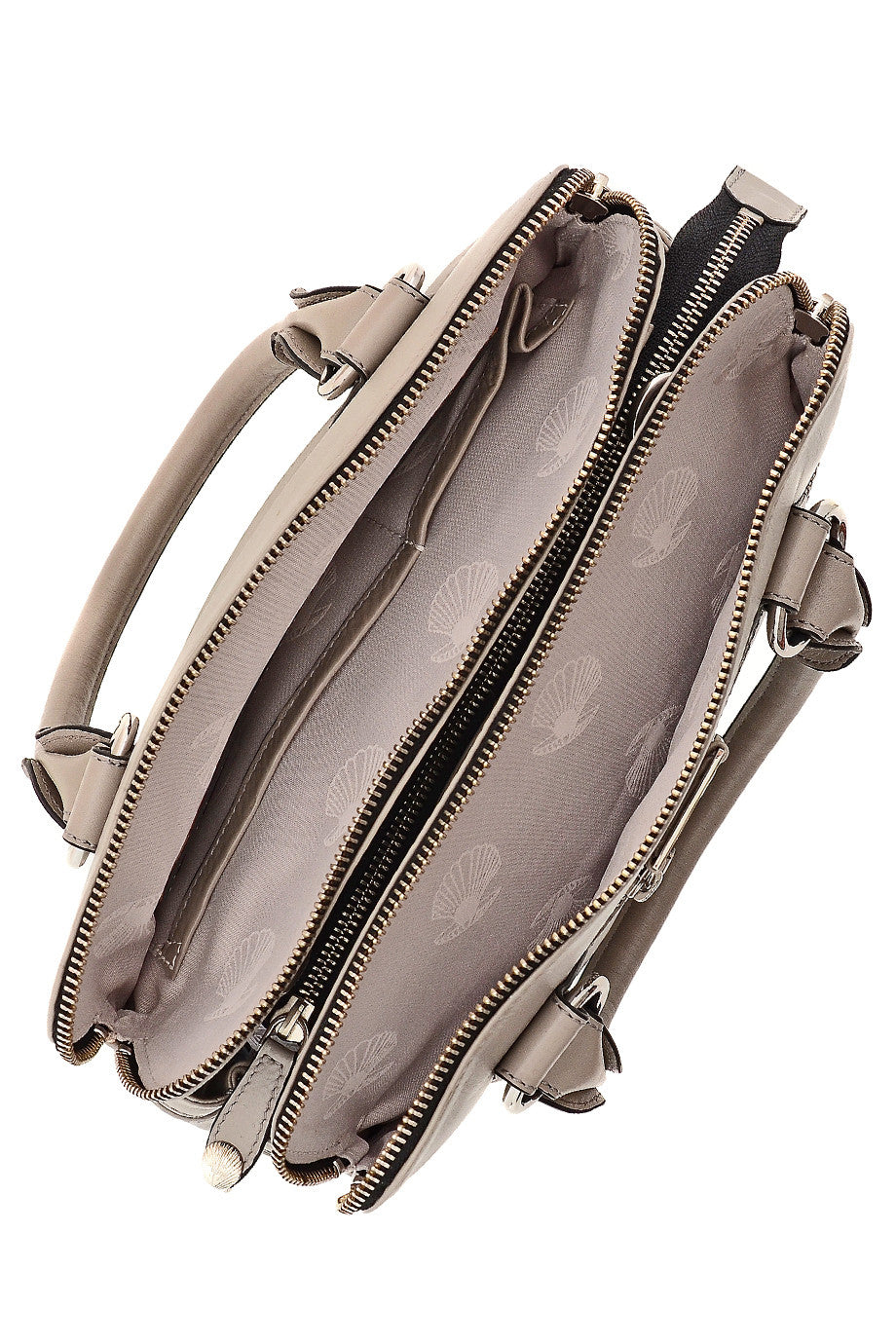 PIPPA Gray Leather Crossbody Bag