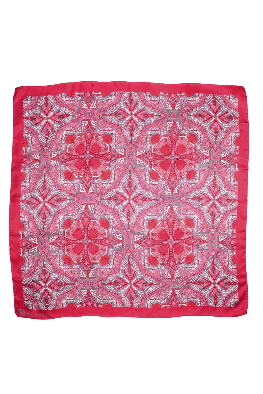 MANOLA Silk Multicolor Pareo Scarf