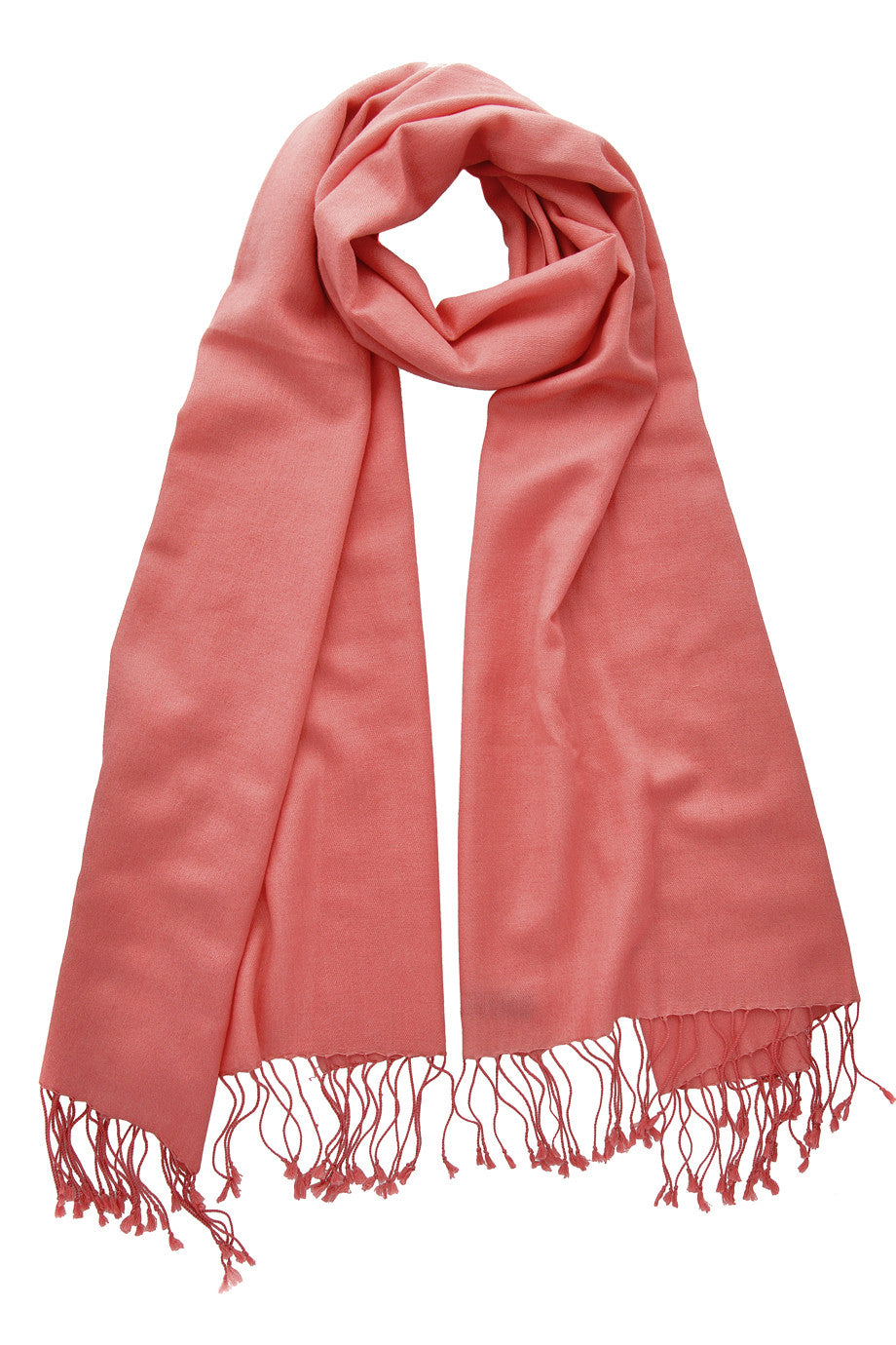 SHERPA Salmon Cashmere Pashmina