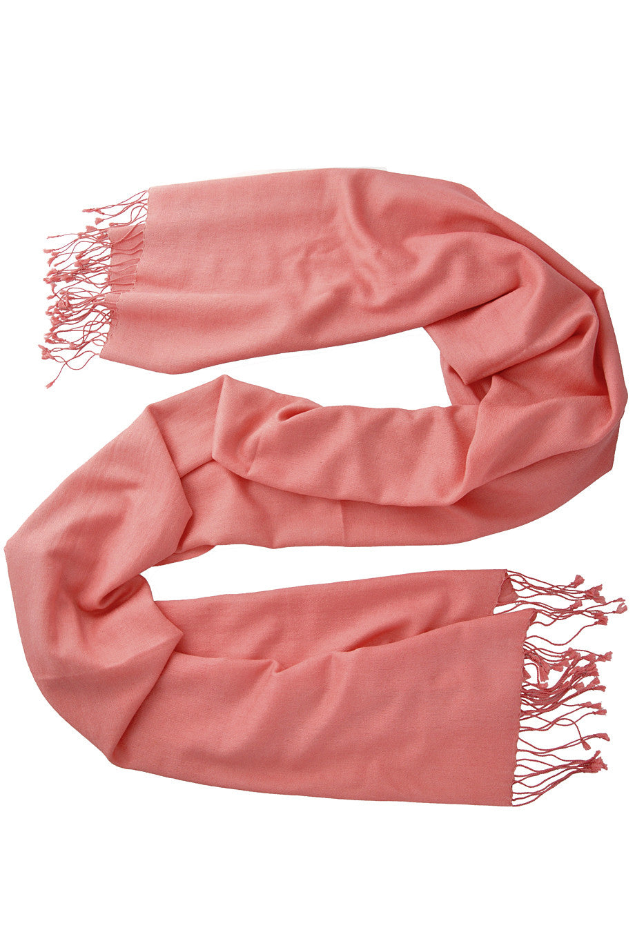 SHERPA Salmon Cashmere Pashmina