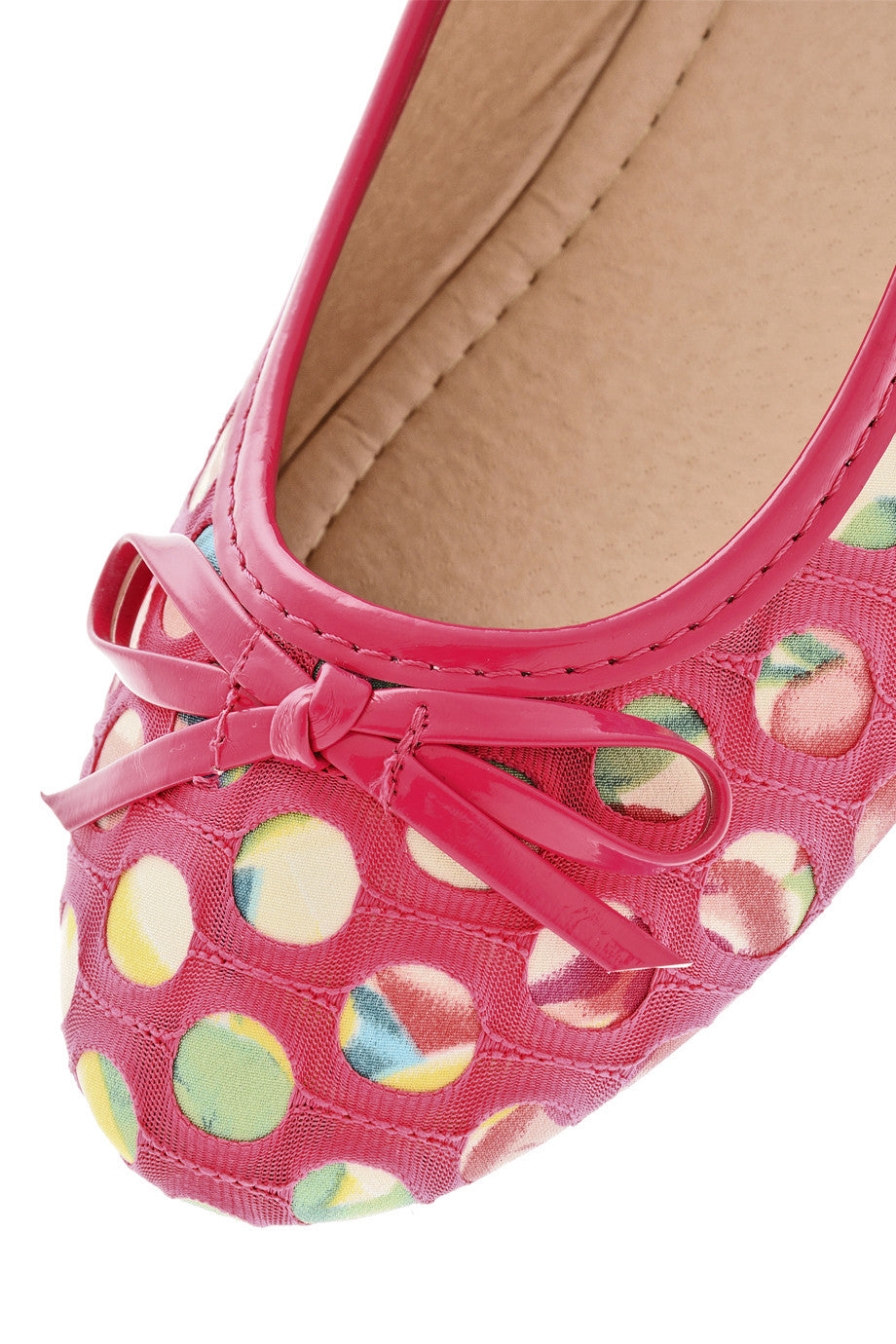 Φούξια Μπαλαρίνες με Σχέδια | Γυναικεία Παπούτσια