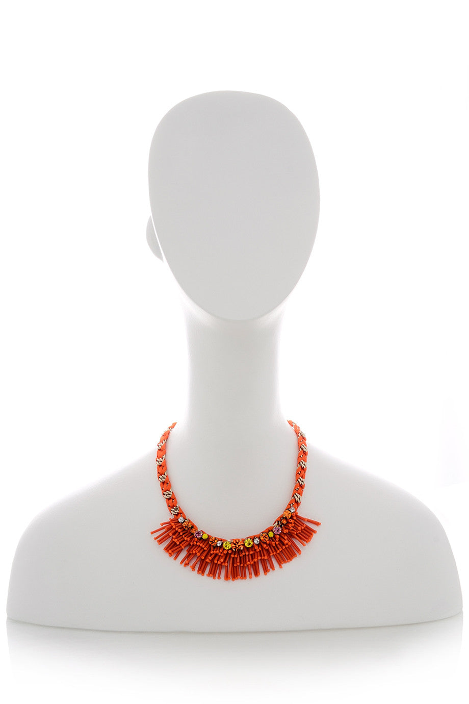 Πορτοκαλί Κολιέ με Κρύσταλλα - Rada | Κοσμήματα