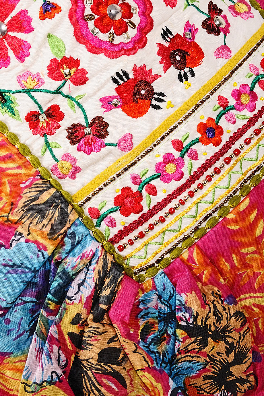 MANOUCHE Floral Fuchsia Bag