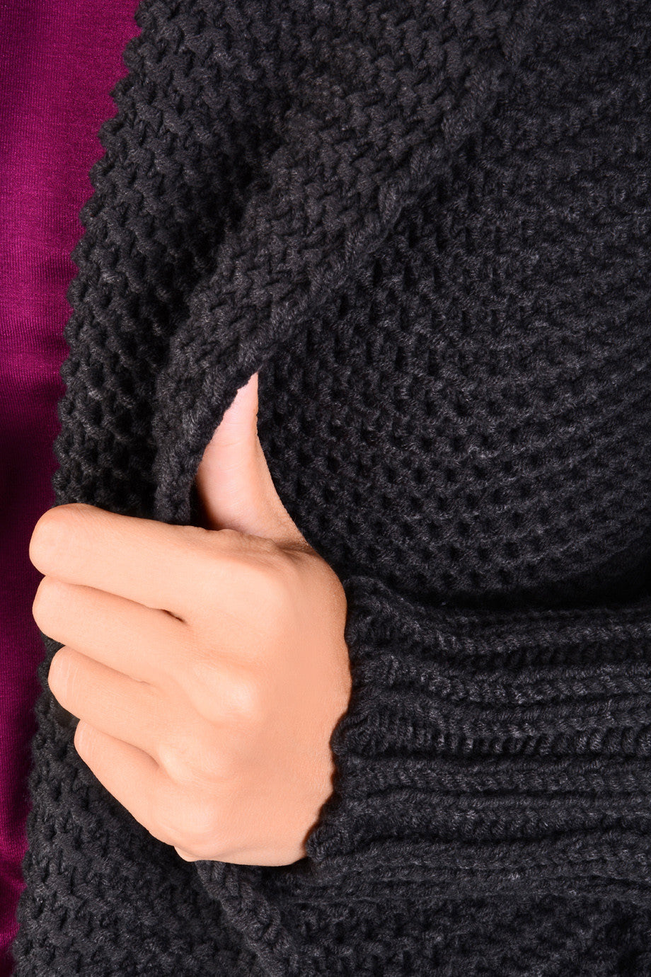 Καφέ Μάλλινη Ζακέτα | Γυναικεία Ρούχα