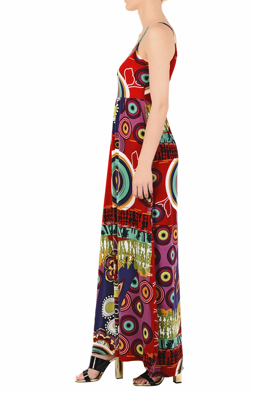 Πολύχρωμο Μάξι Φόρεμα | Φορέματα - Smash!