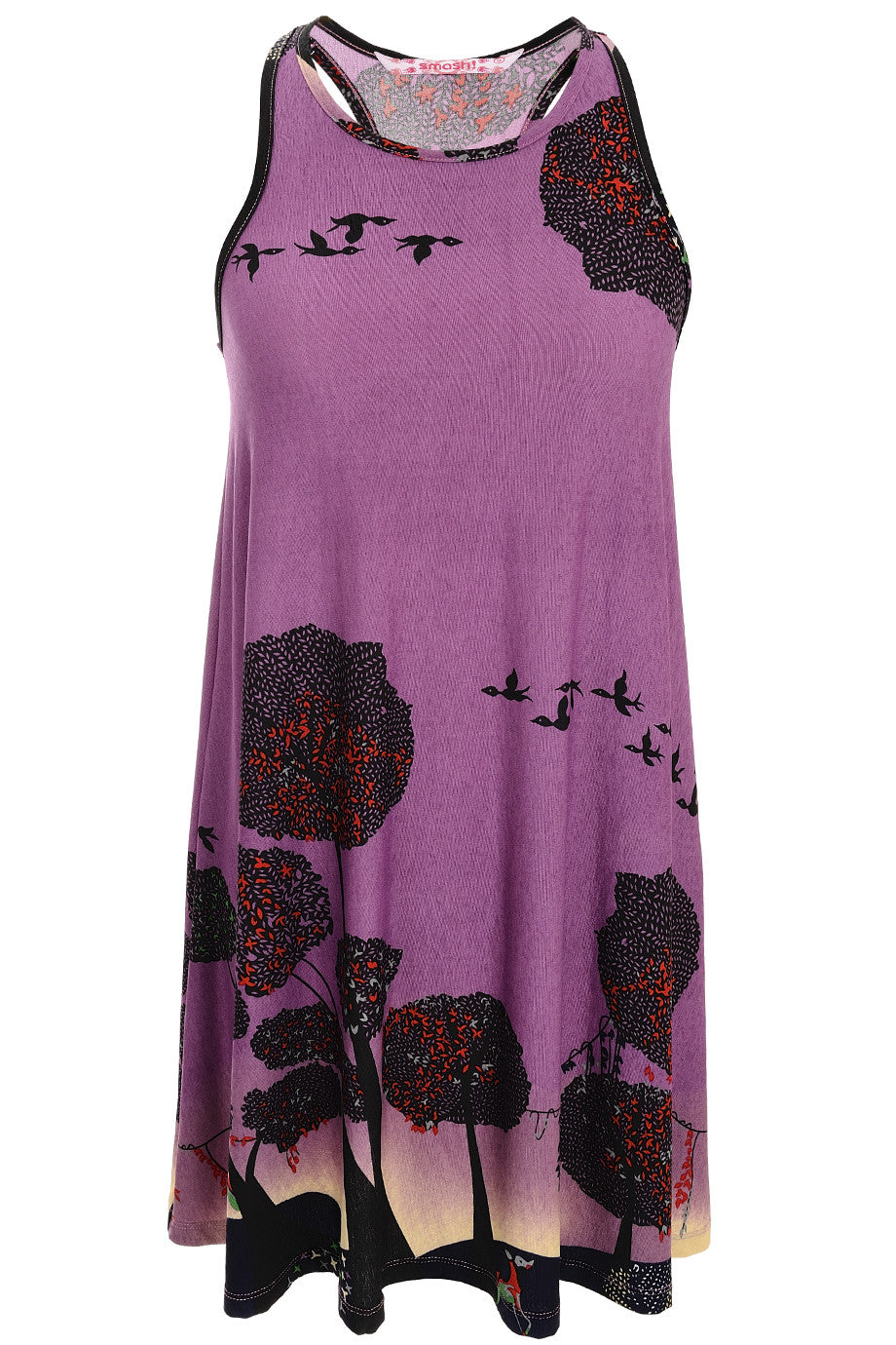 Μοβ Αμάνικο Φόρεμα | Φορέματα - Smash!