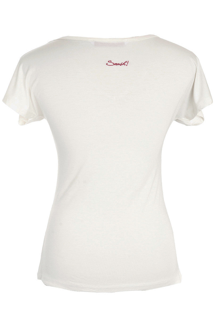 Λευκό Κοντομάνικο Τοπ | Γυναικεία Ρούχα