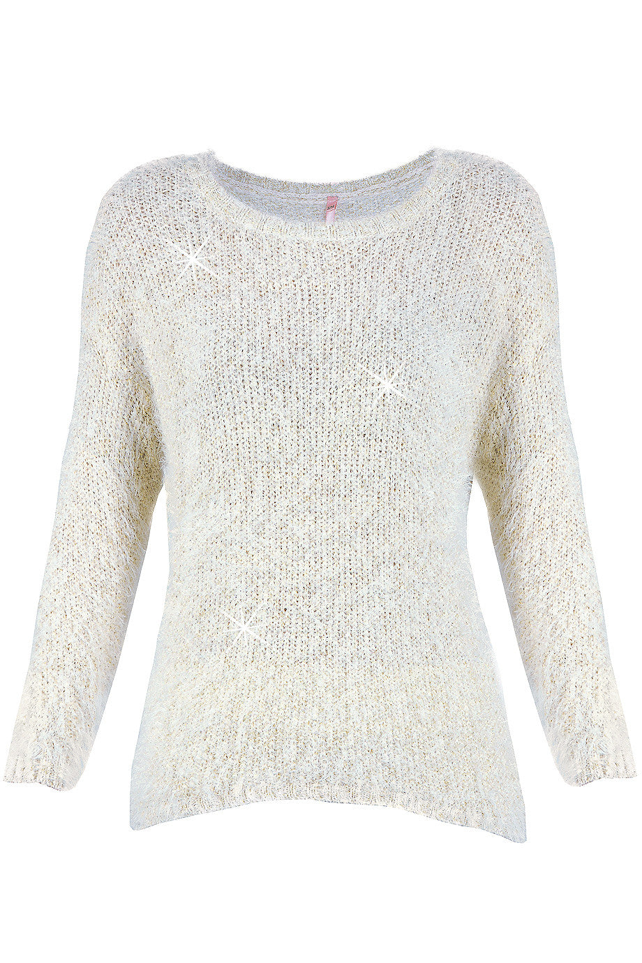 Λευκή Χνουδωτή Μπλούζα | Γυναικεία Ρούχα