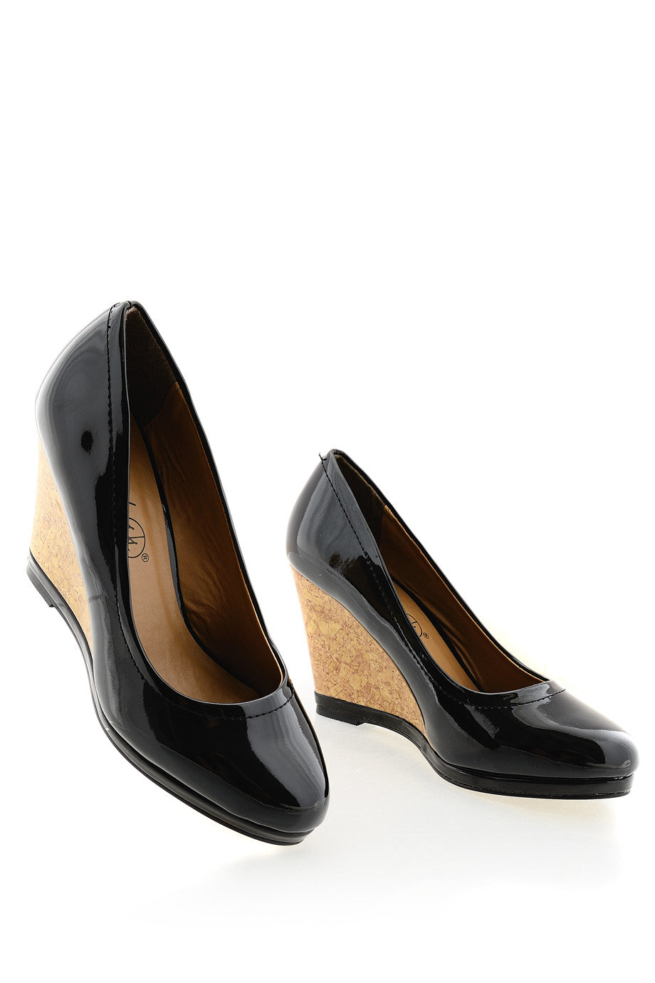 Μαύρες Λουστρίνι Πλαρφόρμες | Γυναικεία Παπούτσια