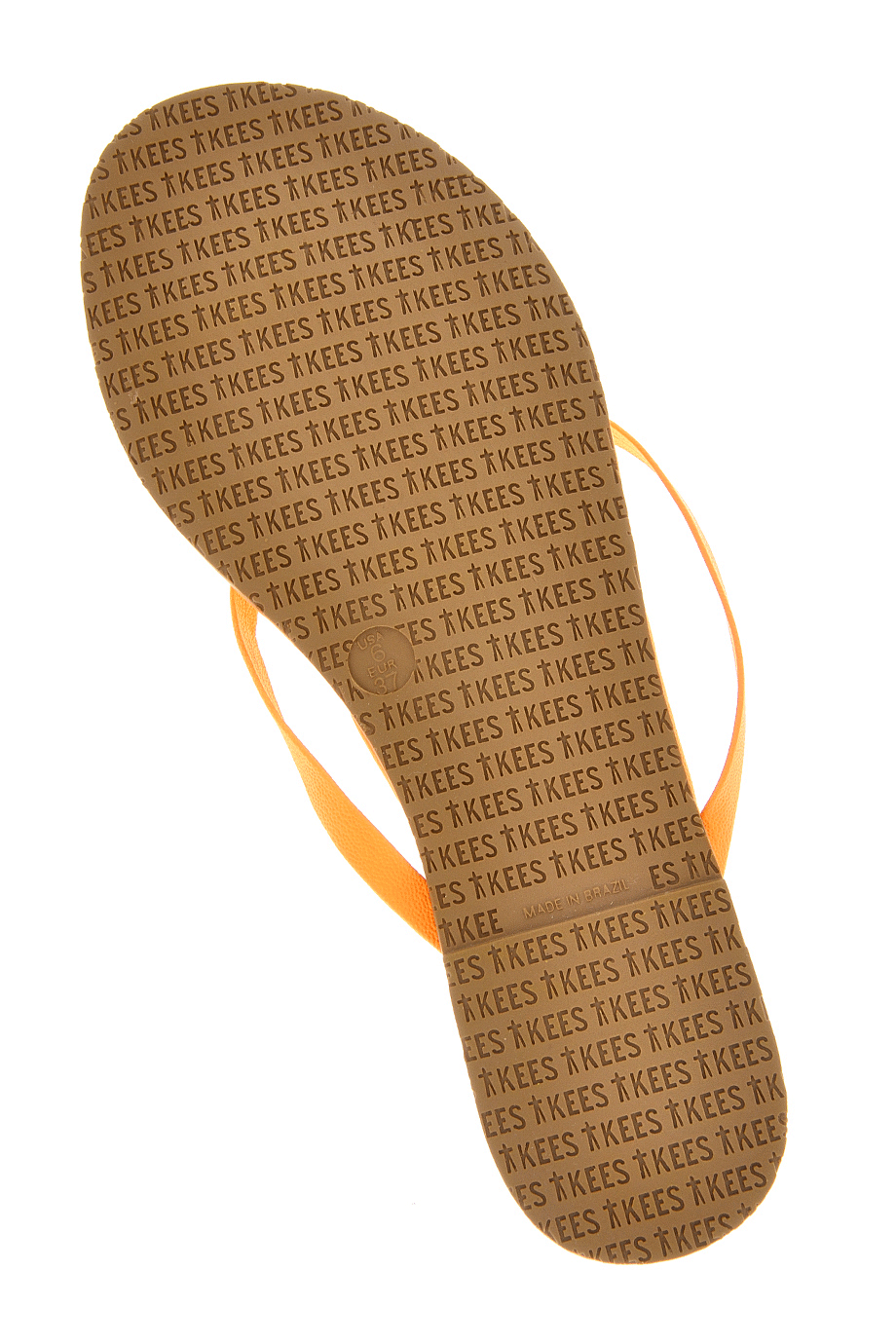 Πορτοκαλί Δερμάτινα Σανδάλια - Tkees | Γυναικεία Παπούτσια