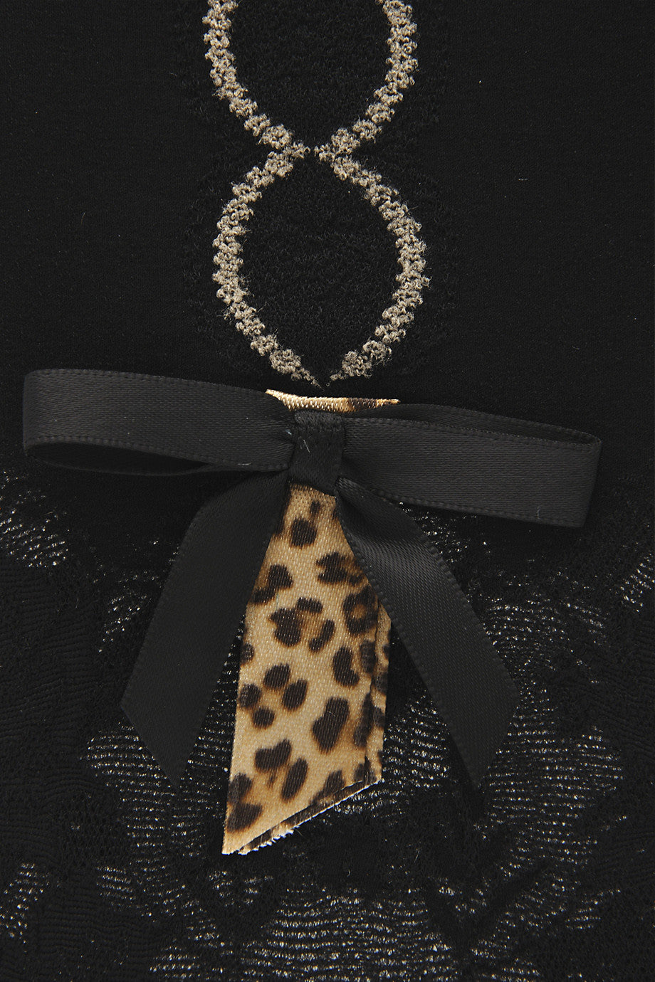 TRASPARENZE IL CAIRO Μαύρο Καλσόν με Δαντέλα