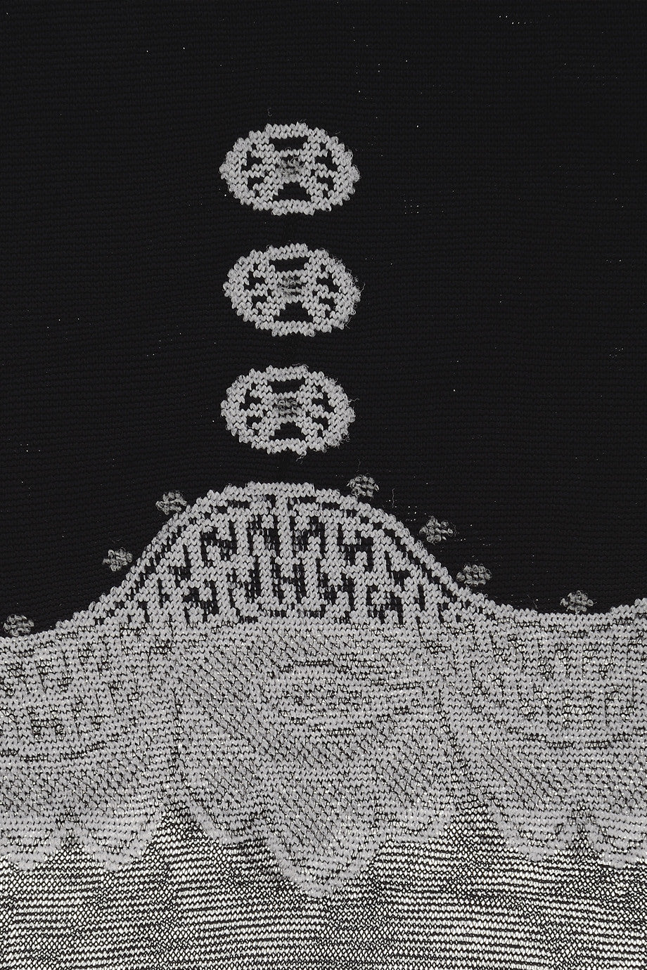 TRASPARENZE ITALY Μαύρο Καλσόν με Φλοράλ Σχέδιο