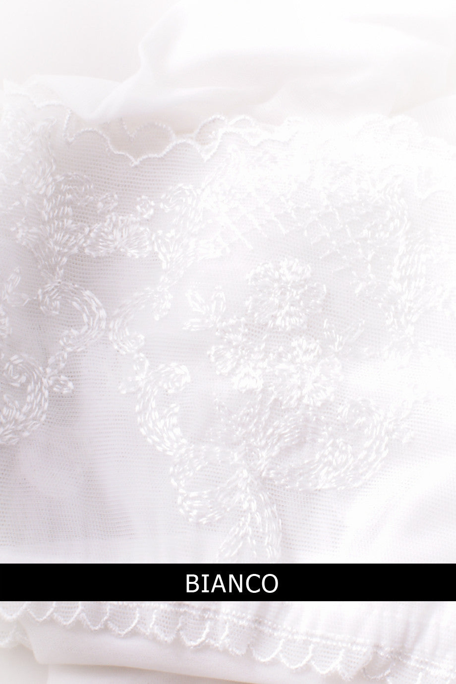 TRASPARENZE SPOSA PSICHE Νυφικές Λευκές Καλτσοδέτες