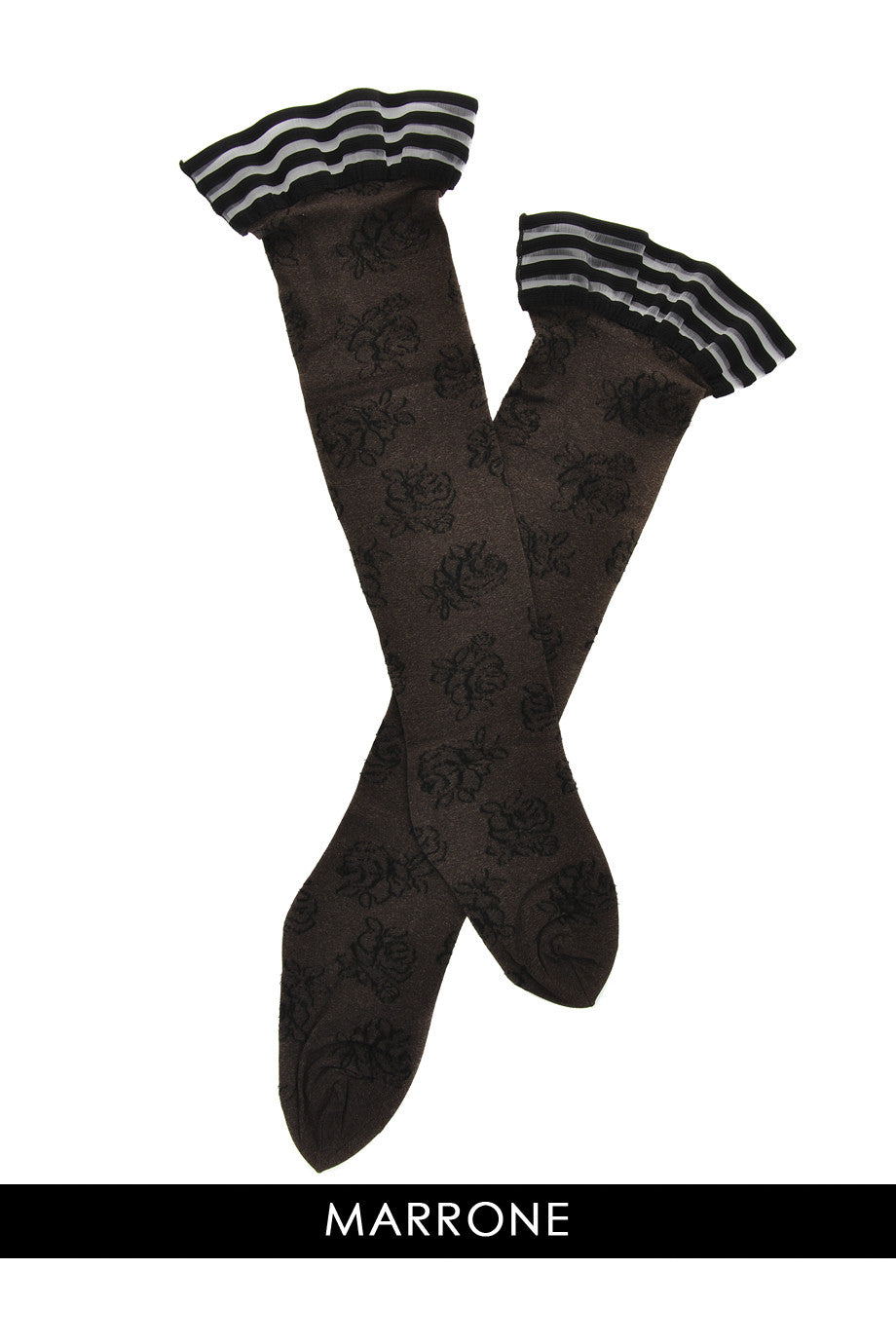 TRASPARENZE SURIAK Σκούρες Καφέ Καλτσοδέτες