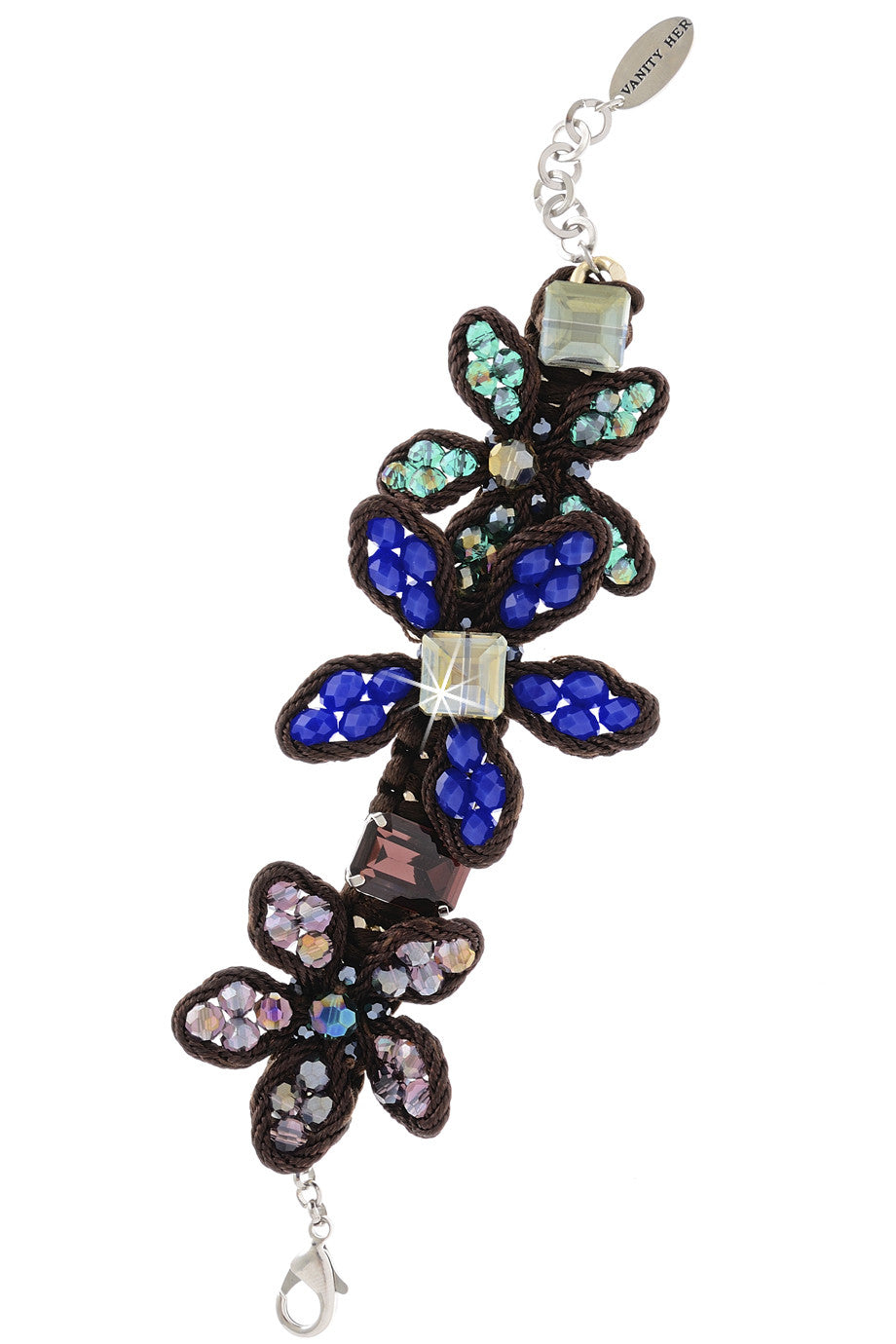 Βραχιόλι με λουλούδια και χάντρες - Vanity Her | Κοσμήματα