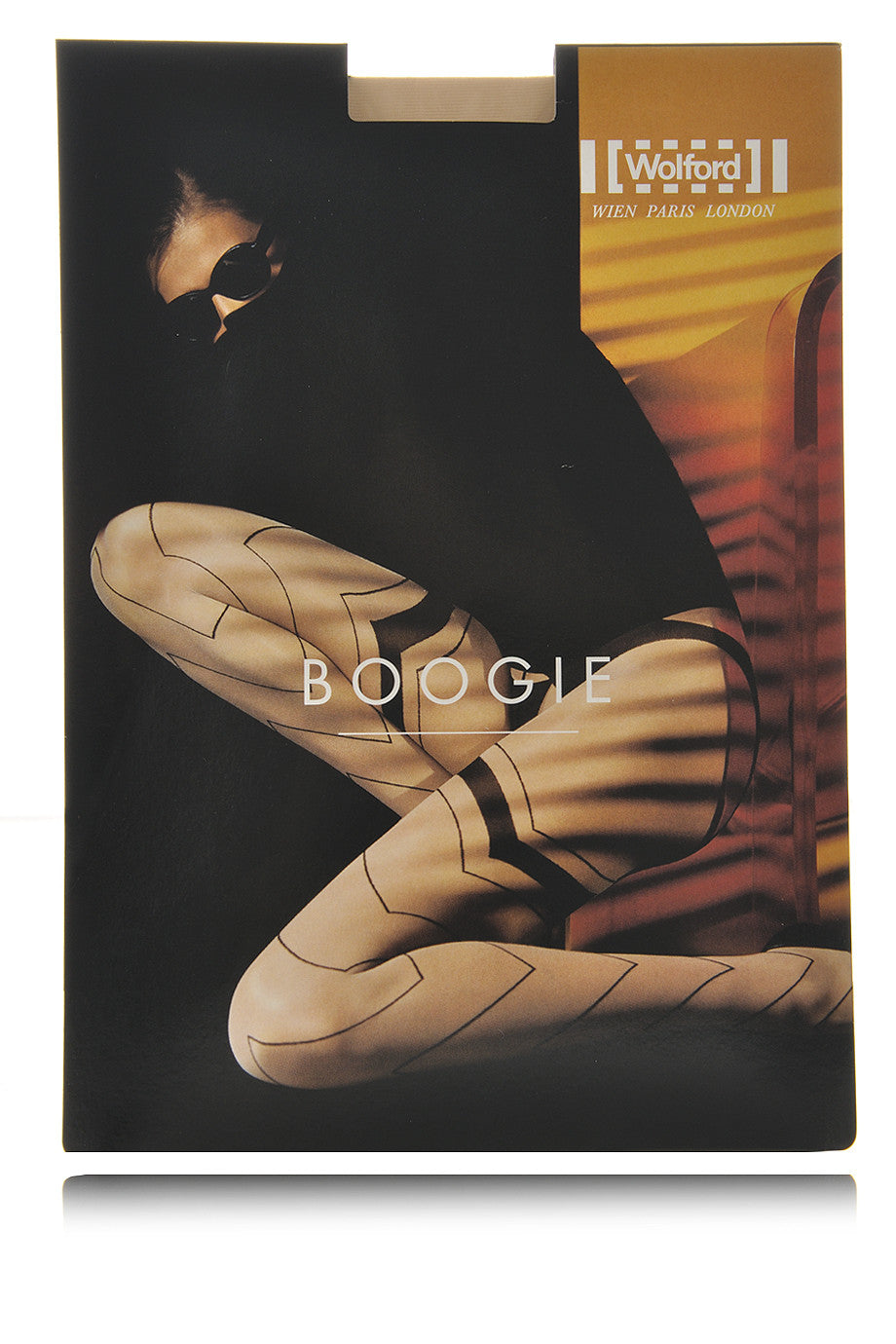 WOLFORD BOOGIE Μπεζ Καλσόν Ριγέ Σχέδιο