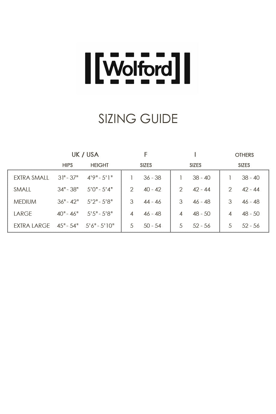 WOLFORD SAVANNAH Οπάκ Μαύρο Καλσόν