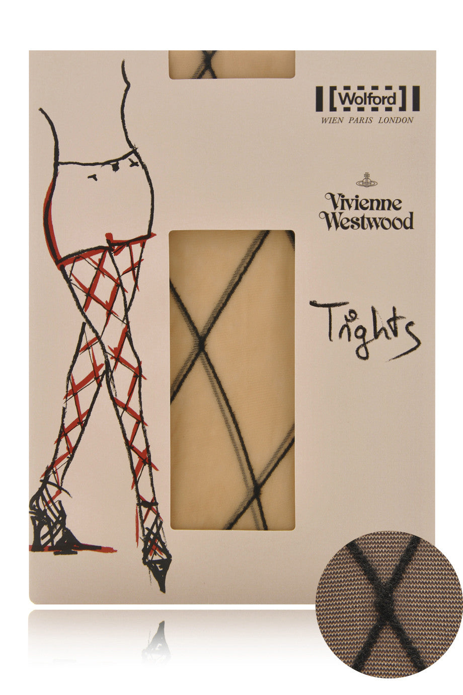 WOLFORD VIVIENNE WESTWOOD Μαύρο Καλσόν