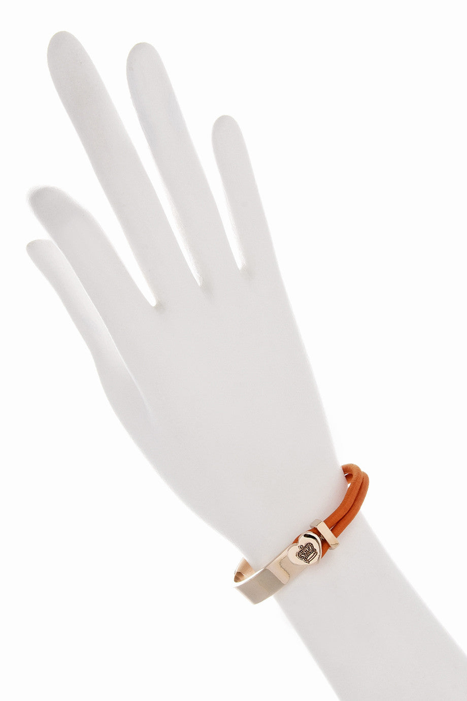 Πορτοκαλί Χρυσό Βραχιόλι - Zircomania | Κοσμήματα