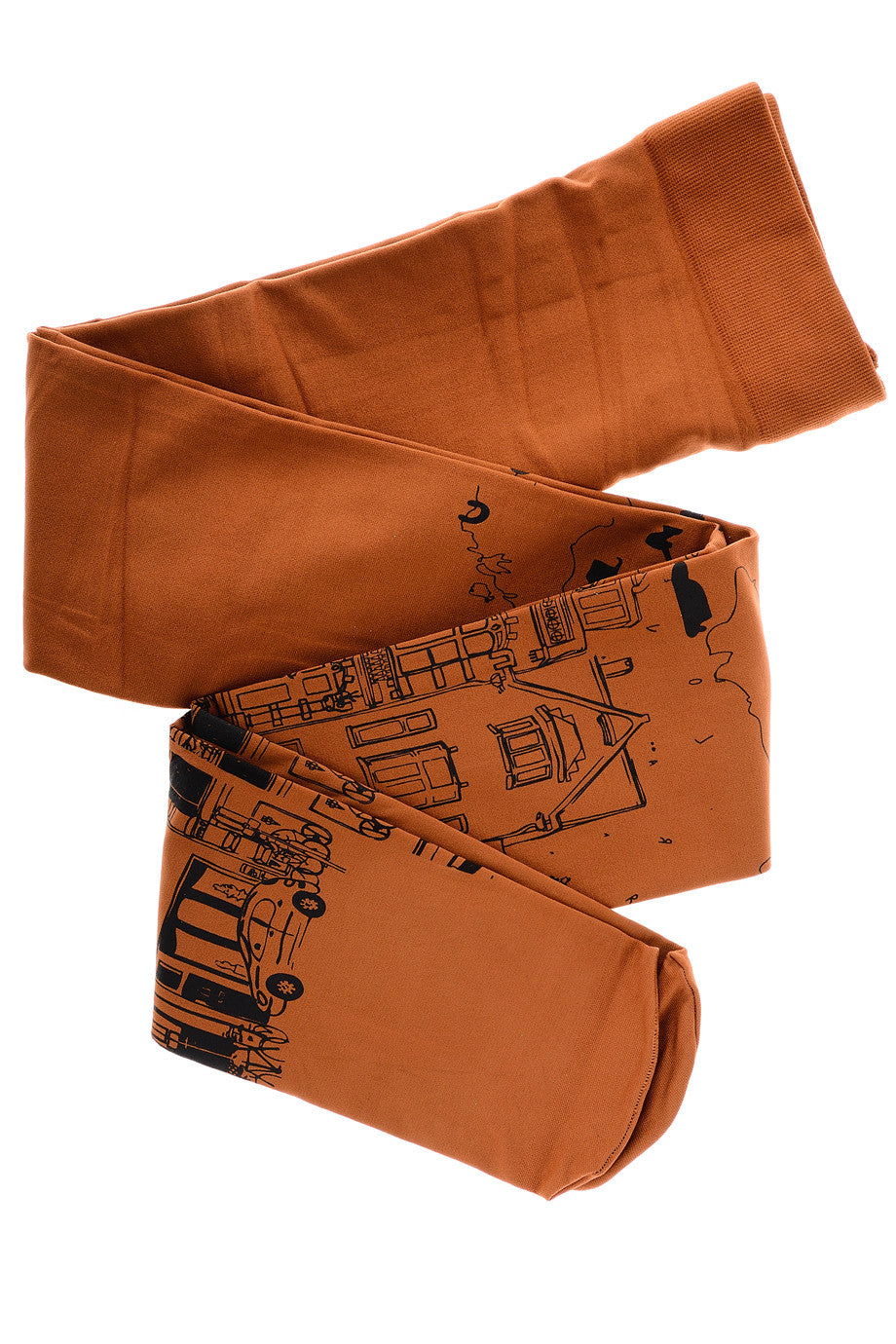 ZOHARA NEIGHBORHOOD Πορτοκαλί Καλσόν με Σχέδιο