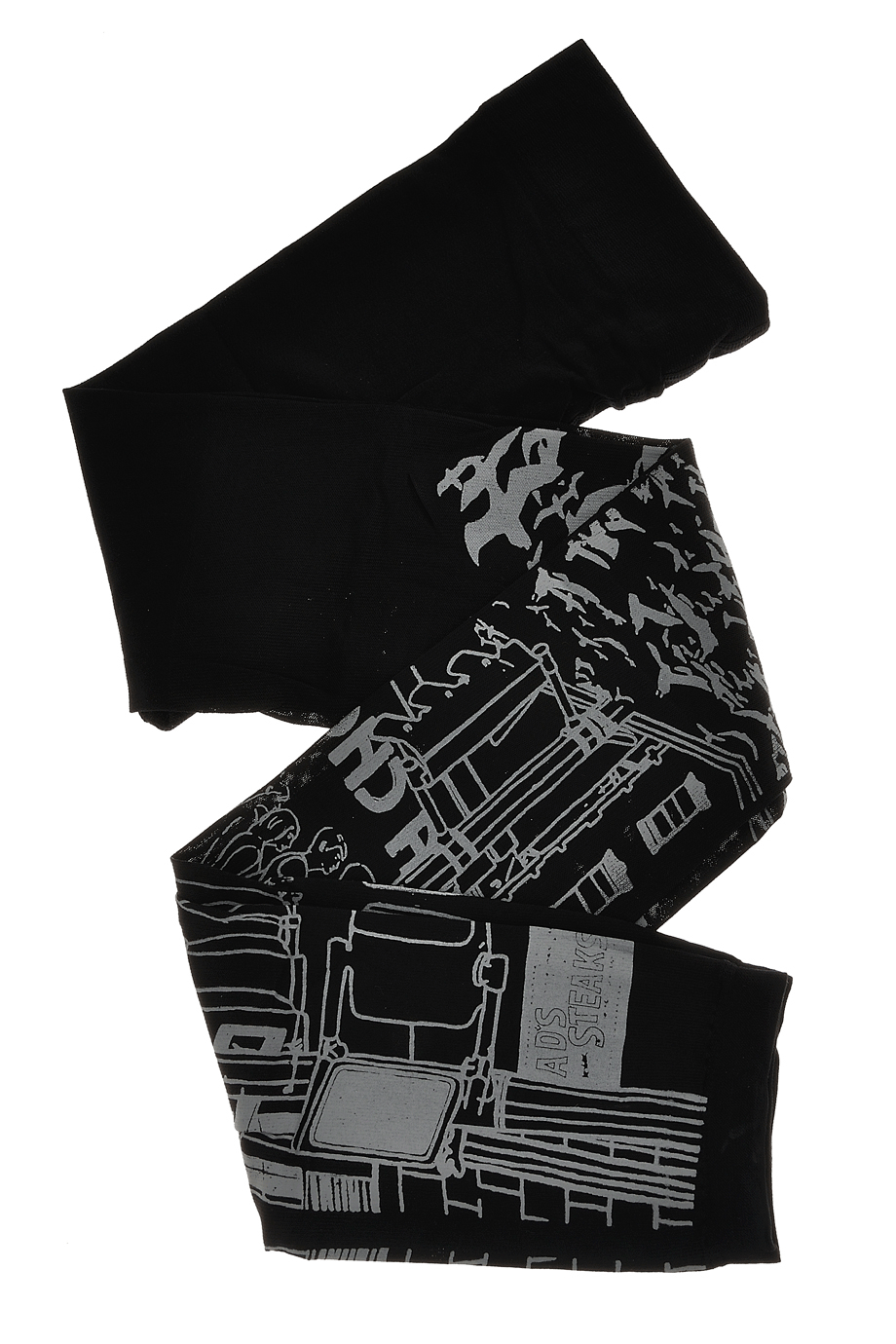 ZOHARA ONE WAY Μαύρο Κολάν