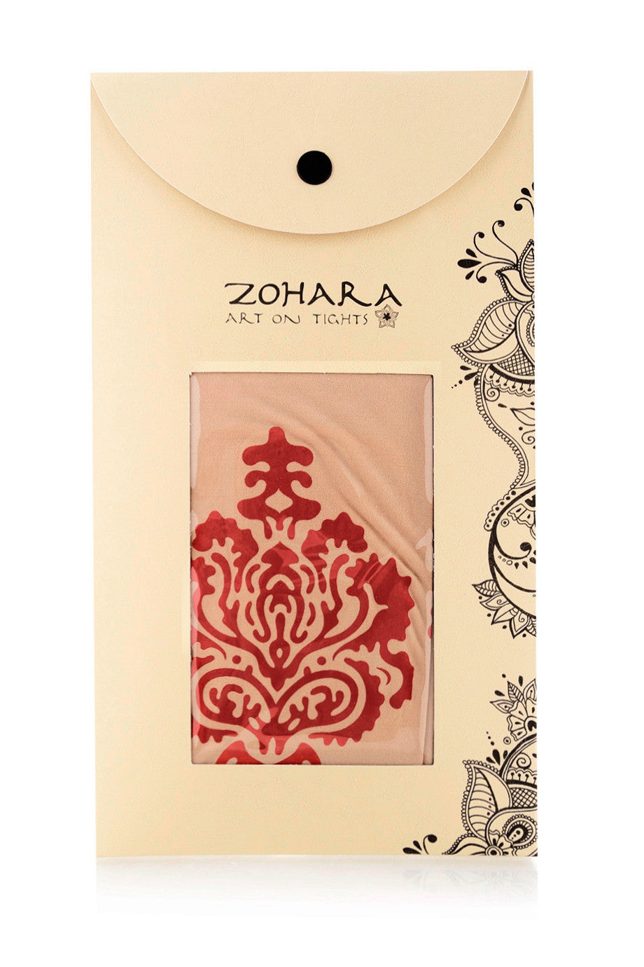 ZOHARA PAISLEY Μπεζ Καλσόν με Σχέδιο