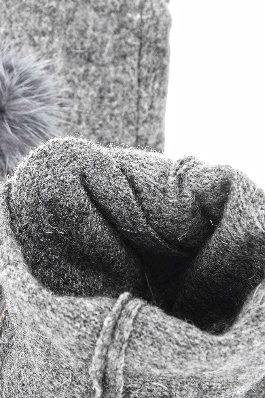 Γκρι Mάλλινα Γάντια | Γυναικεία Γάντια