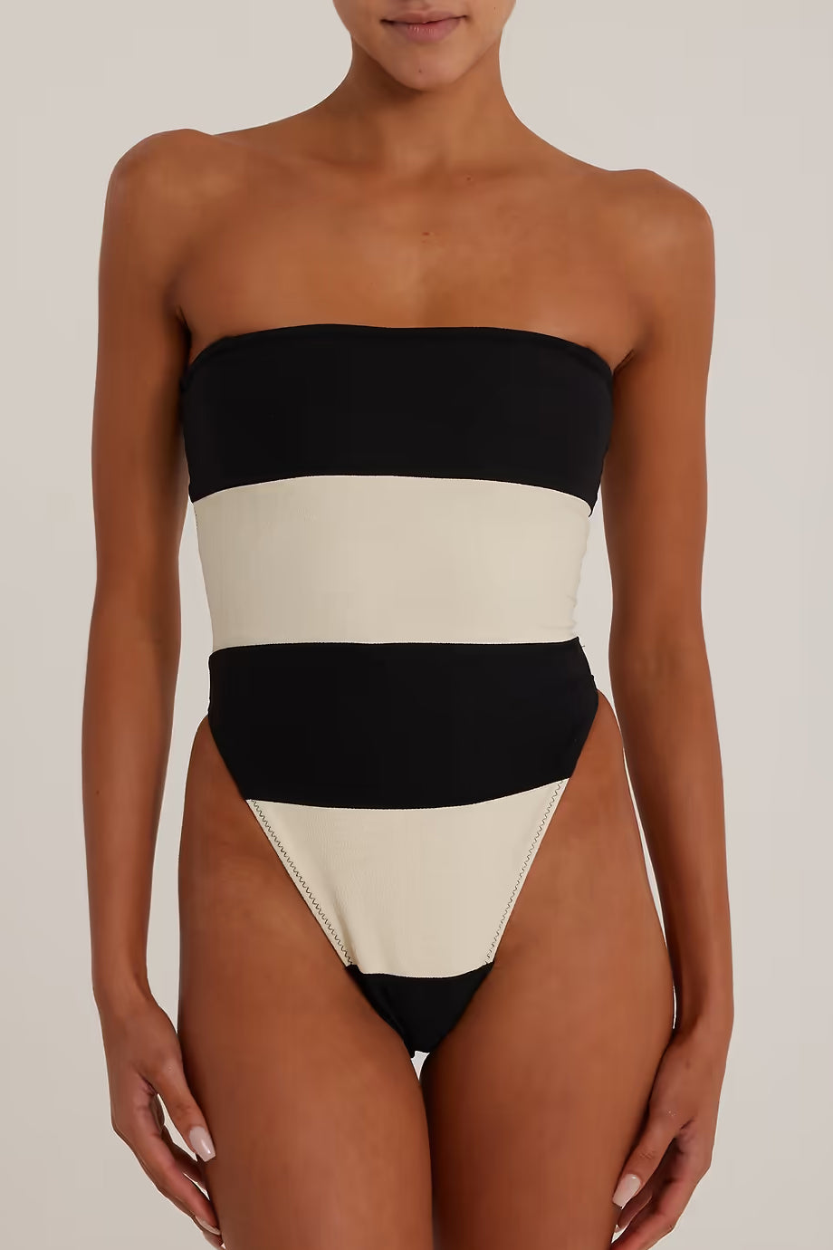 Alta Línea Maillot Une Pièce Rayé