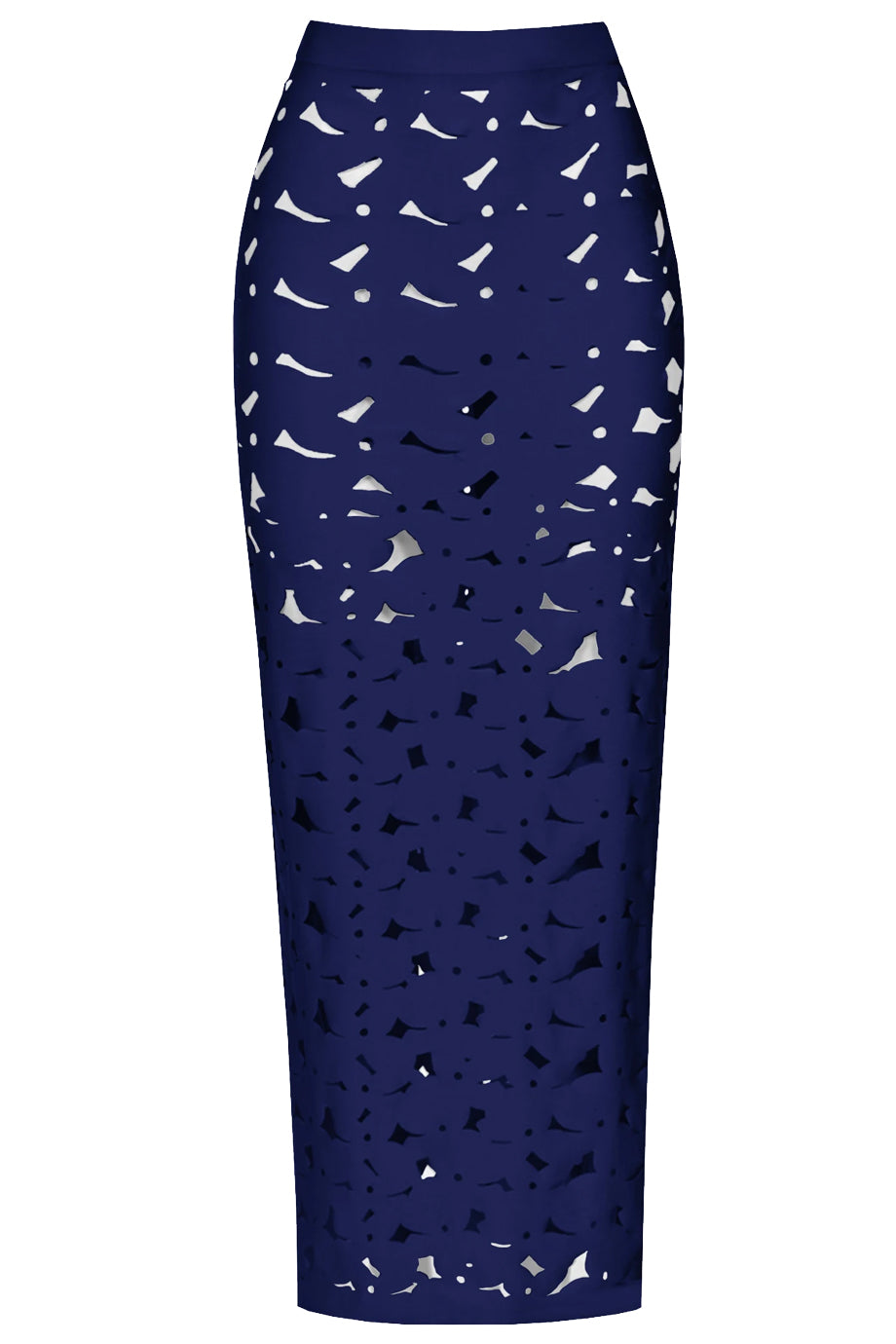 Azure Fleur Ολόσωμο Μαγιό και Laser Cut Παρεό Φούστα | Μαγιό - Ολόσωμα - Swimwear One Piece | Azure Fleur One-Piece Swimsuit and Pareo Skirt with Cut-Out Details