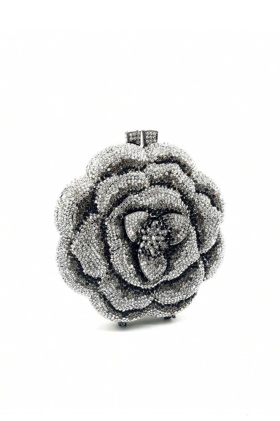 Rosavelle Crystal Flower Clutch