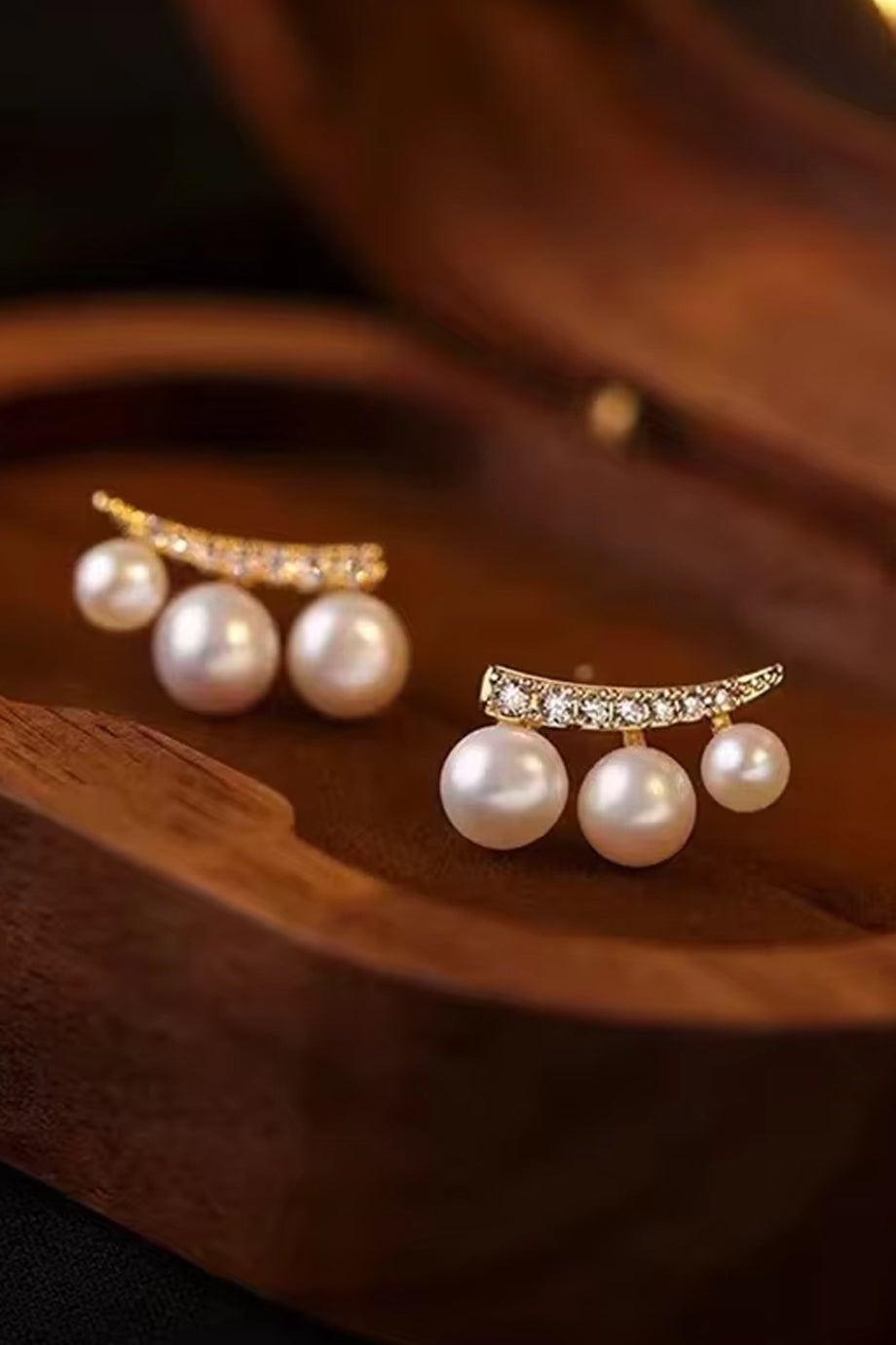 Bexley Pearl and Crystal Earrings